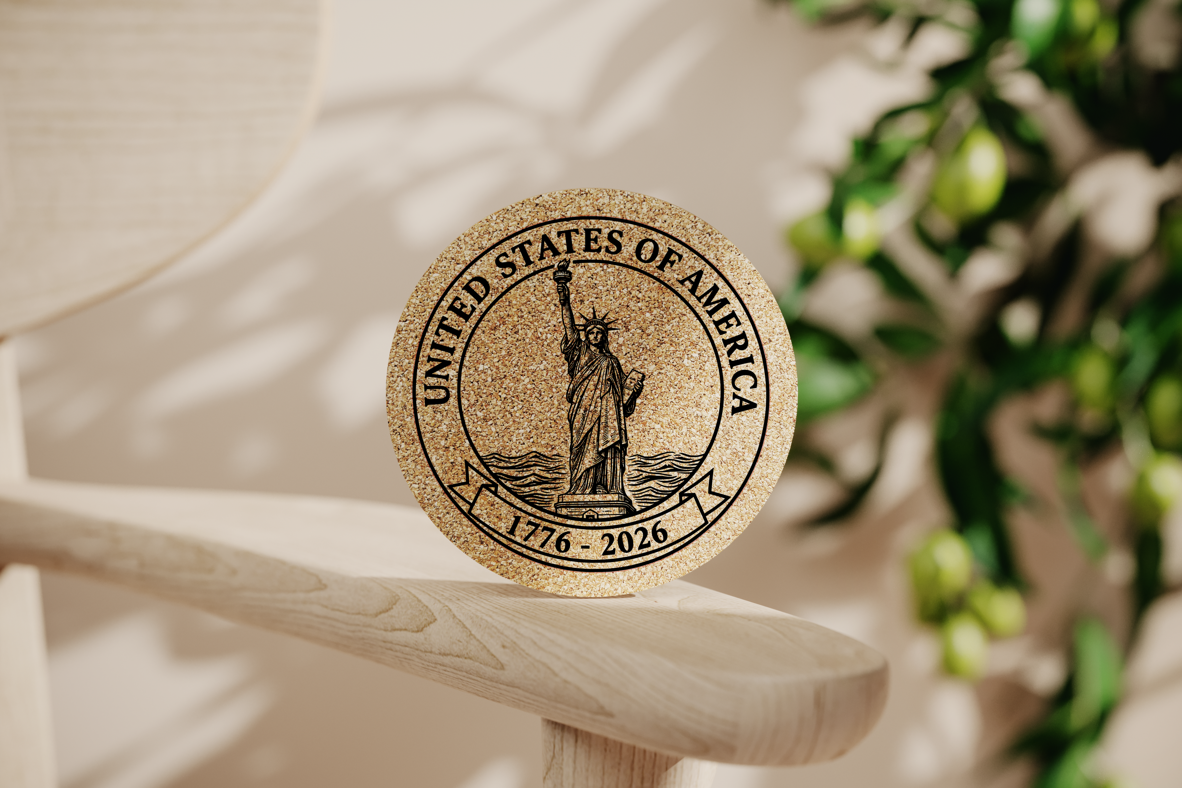 America 250 Cork Coasters