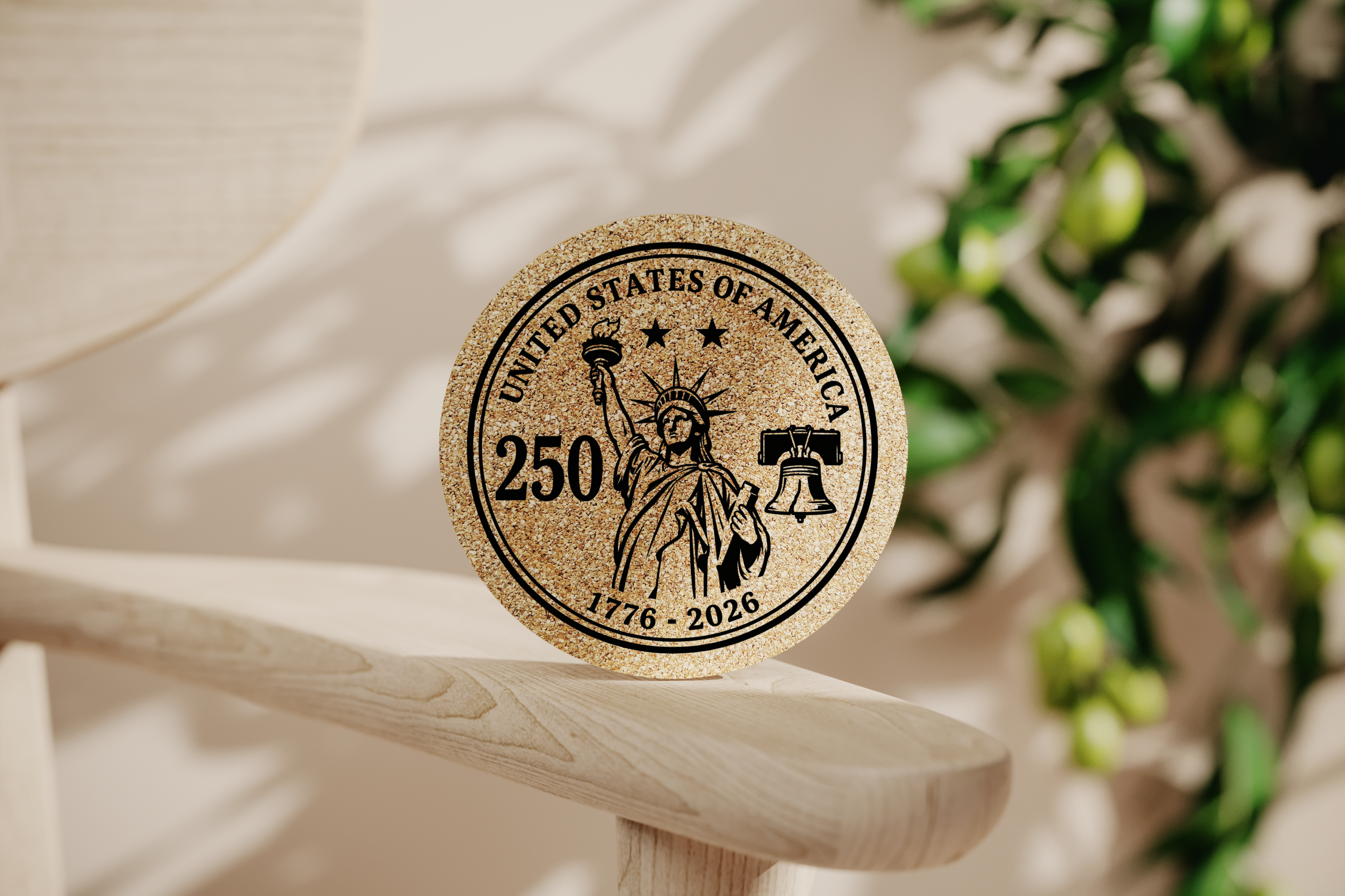 America 250 Cork Coasters