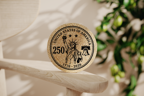 America 250 Cork Coasters