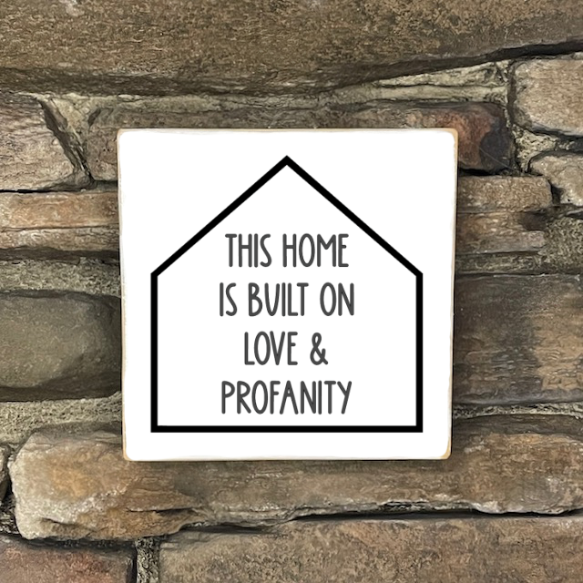 Funny Sign, Small - Square