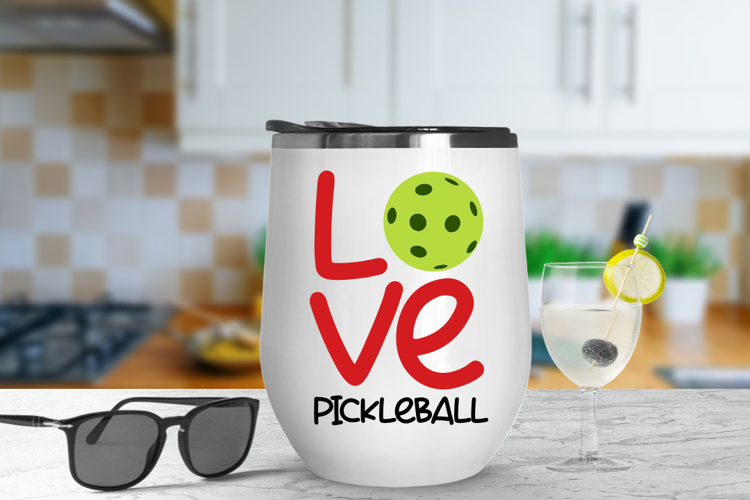 Pickleball Wine Tumbler