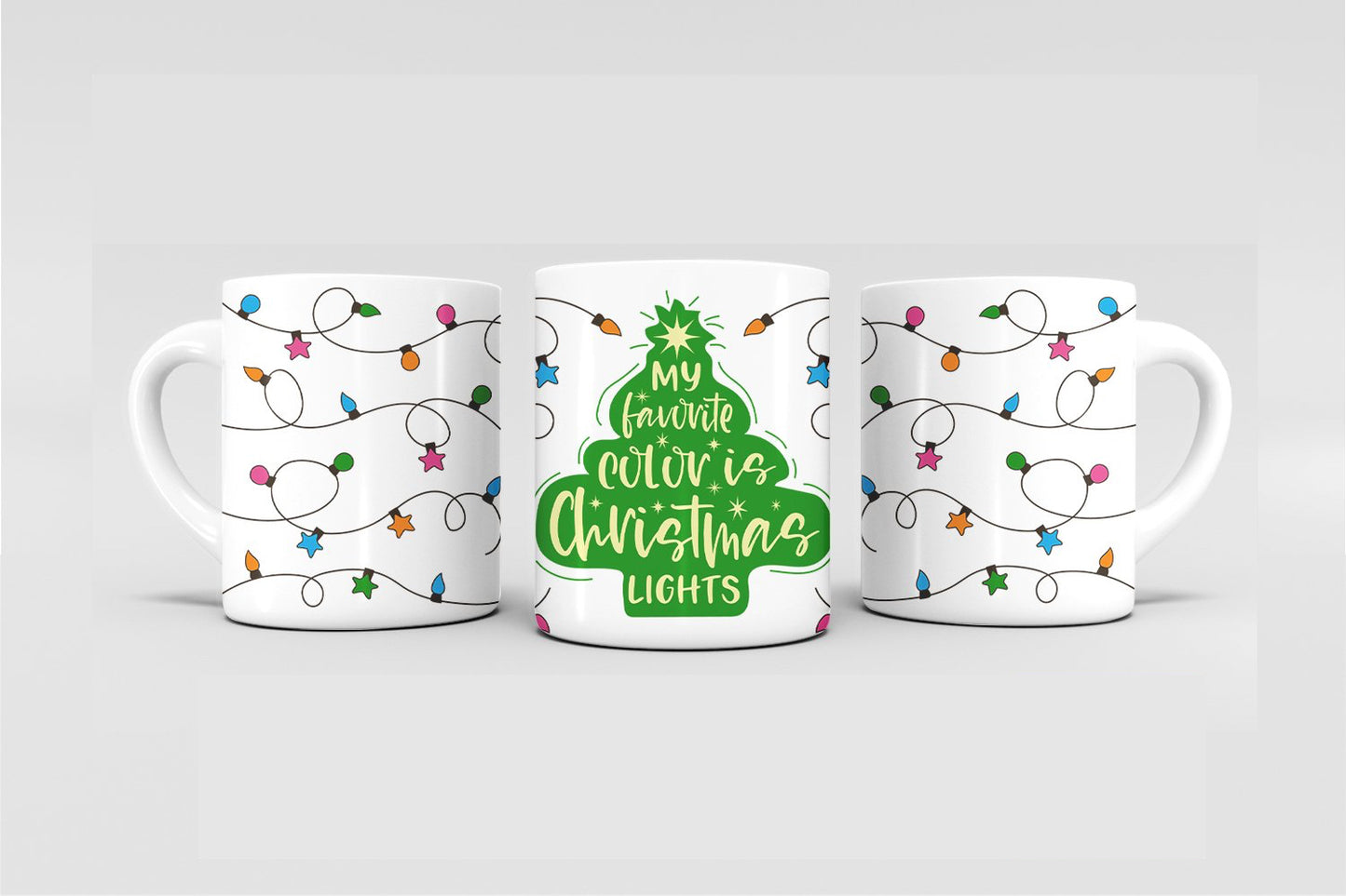 Christmas Ceramic Mugs 15oz.