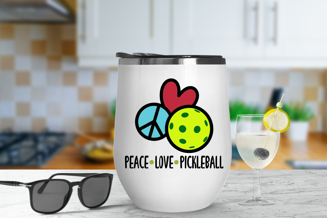 Pickleball Wine Tumbler