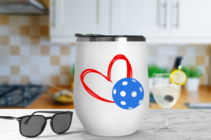 Pickleball Wine Tumbler