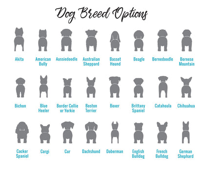 Leash Holder - Dog Silhouette (Single Dog)